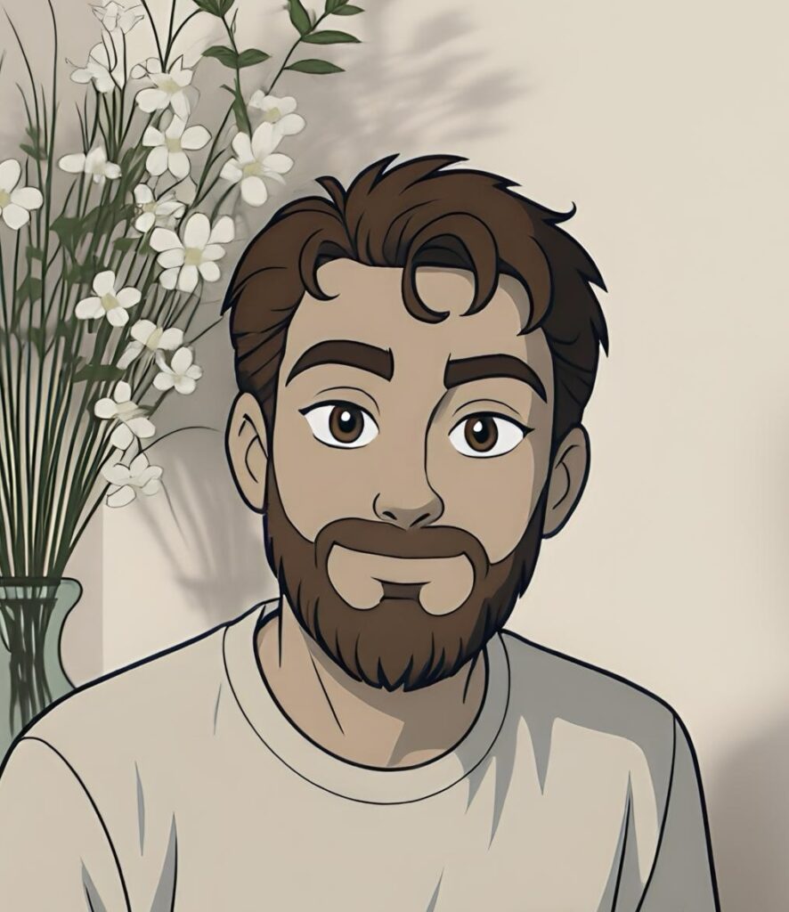 Volwassen man met ADHD die ontspannen kijkt na een Davis ADHD traject bij Eindelijk Duidelijk.