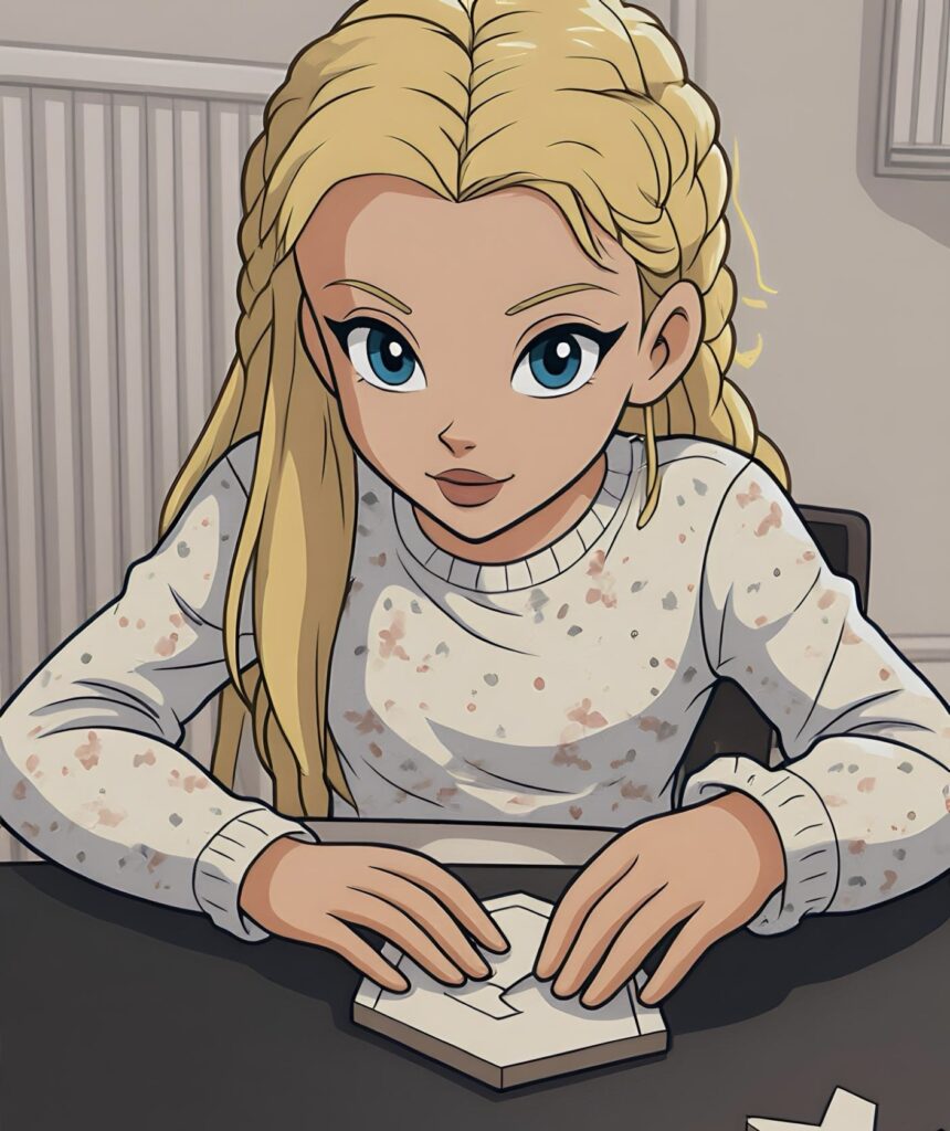 Meisje met ADHD tijdens een Davis ADHD traject bij Eindelijk Duidelijk