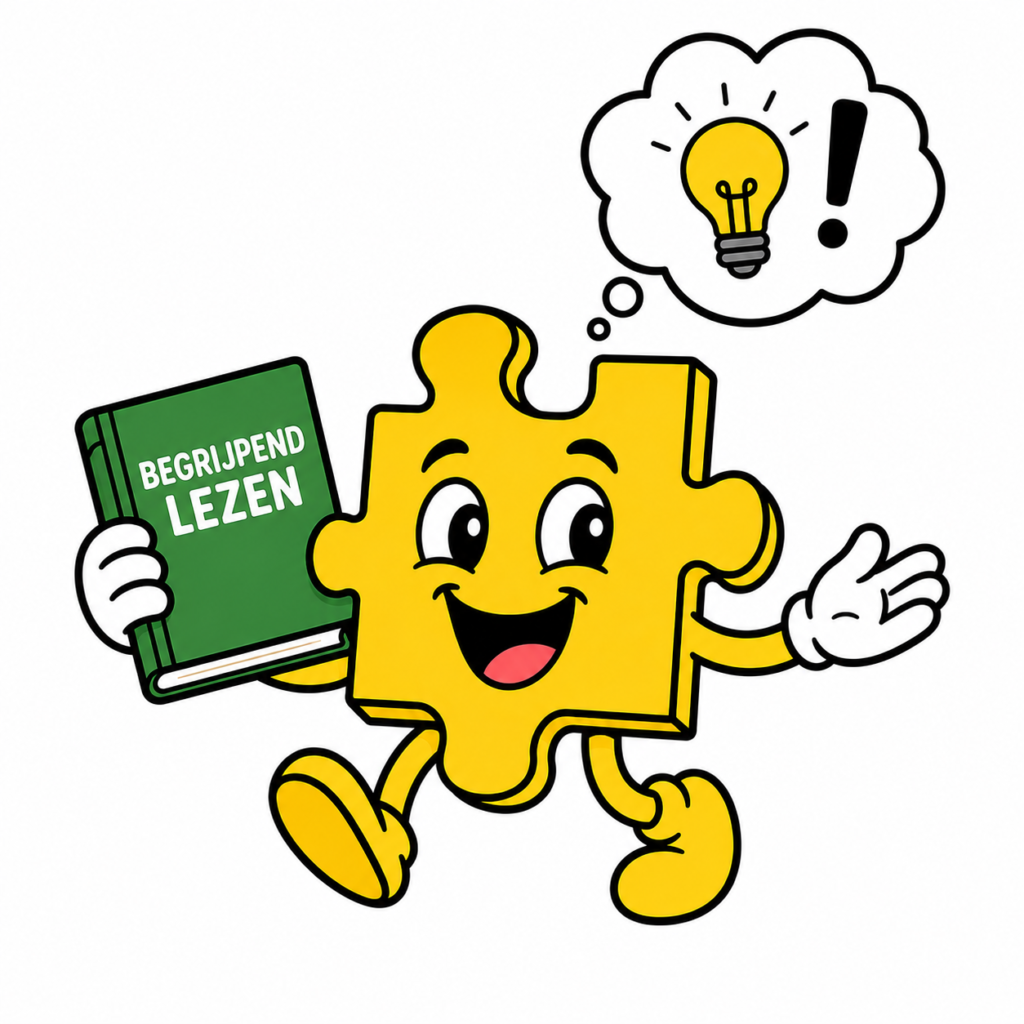 puzzelstukje van Eindelijk Duidelijk die een training begrijpend lezen volgt